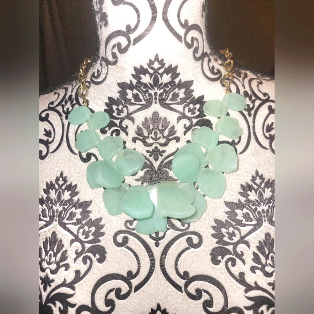 Sugarfix by Baublebar Aqua Lucite Statement Necklace‎
